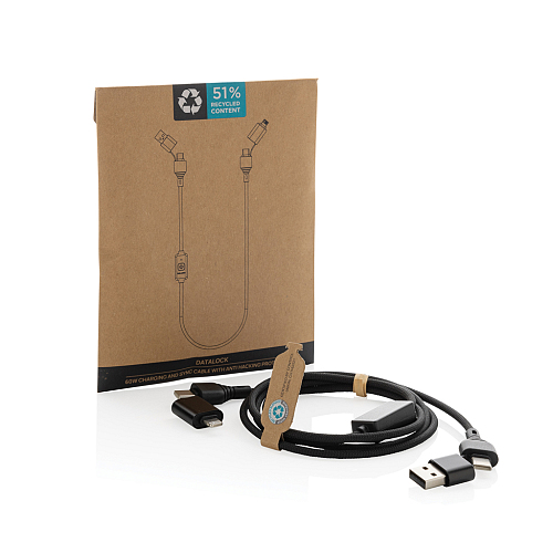Cablu antihacking Datalock 60W reciclat RCS 3