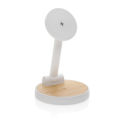 Suport magnetic de incarcare Ontario 15W 2in1 din rplastic 1