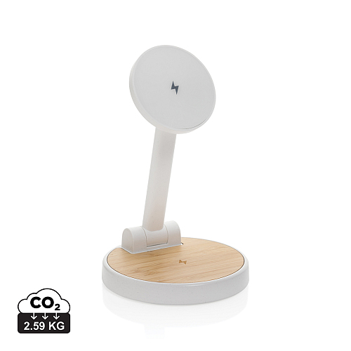 Suport magnetic de incarcare Ontario 15W 2in1 din rplastic 2