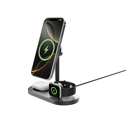 Incarcator wireless magnetic de birou Quantum 25W ultra-fast 4