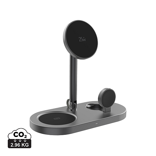 Incarcator wireless magnetic de birou Quantum 25W ultra-fast 2