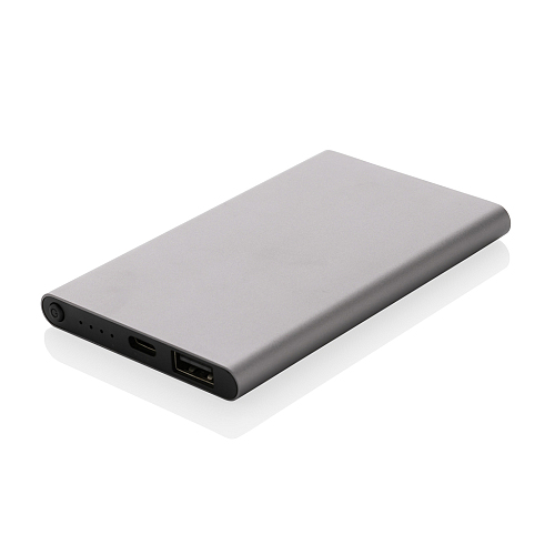 Powerbank 4.000 mAh RCS din plastic/aluminiu cu Type-C 1