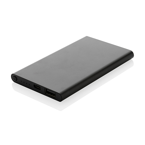 Powerbank 4.000 mAh RCS din plastic/aluminiu cu Type-C 1