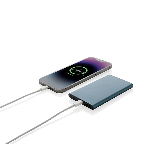 Powerbank 4.000 mAh RCS din plastic/aluminiu cu Type-C 3