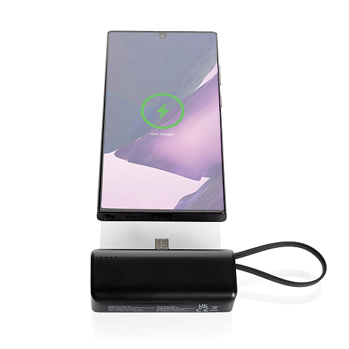 Powerbank Powerlink de 3.000 mAh Conector USB C din rplastic 3