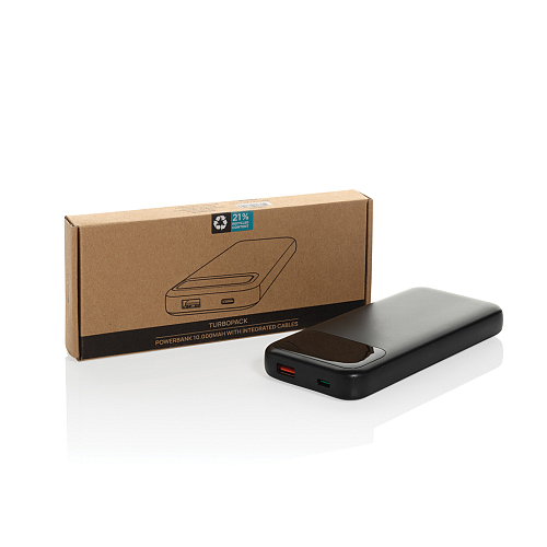 Powerbank Turbopack de 10.000mAh RCS cu cablu integrat 3