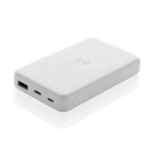 Powerbank wireless 5W de 5.000 mAh din plastic reciclat RCS 4