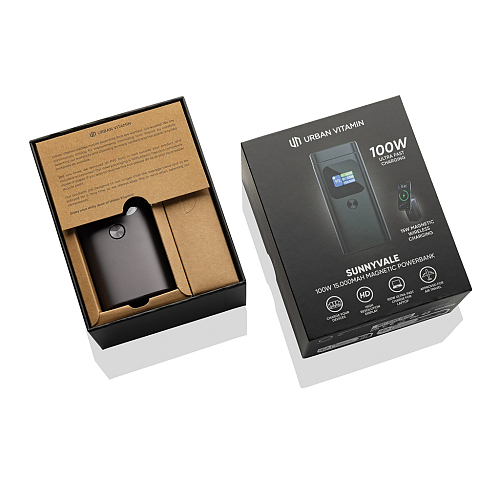Powerbank magnetic Urban Vitamin Sunnyvale 100W 15.000mAh 4