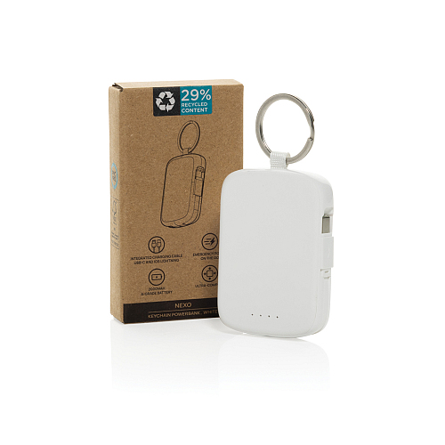 Powerbank breloc Nexo RCS 20000 mAh cu cabluri integrate 3