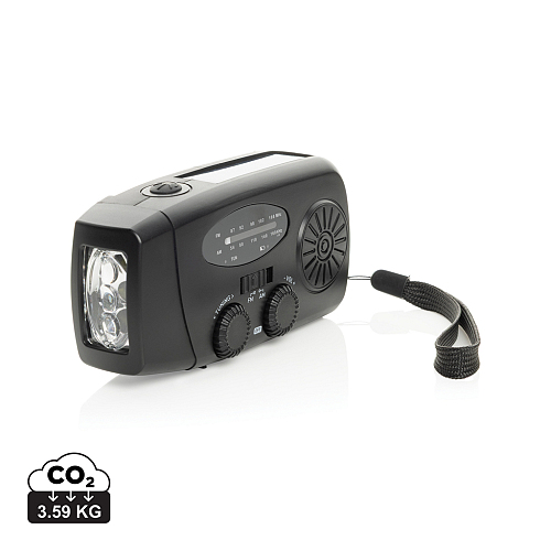 Radio portabil RescueWave din plastic reciclat RCS 2