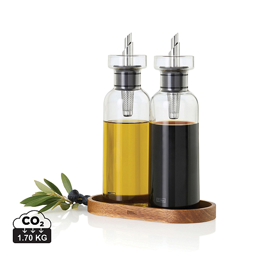 Set dispenser ulei si otet AdHoc Menage AromaPour 300ml 2