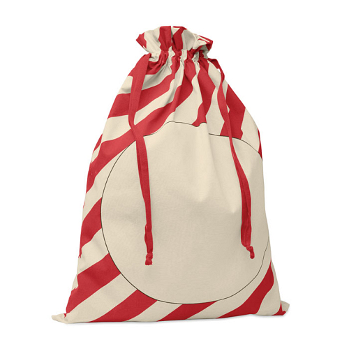Saculet bumbac Santa 1