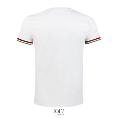 RAINBOW MEN WHITE/KELLY GREEN 4
