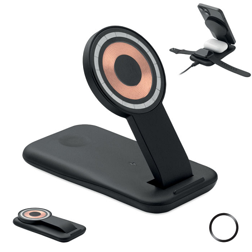 Incarcator wireless 3 in 1 15W 1