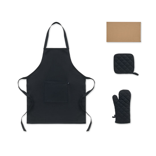 Set bucatarie bumbac reciclat 1