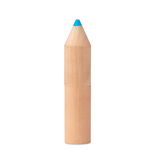 6 creioane in cutie de lemn 1