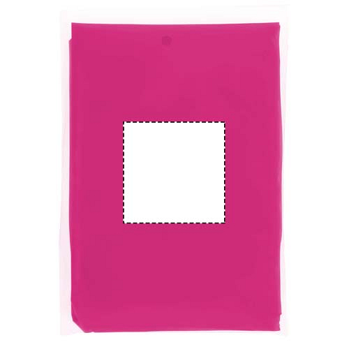 Ziva disposable rain poncho with storage pouch 4