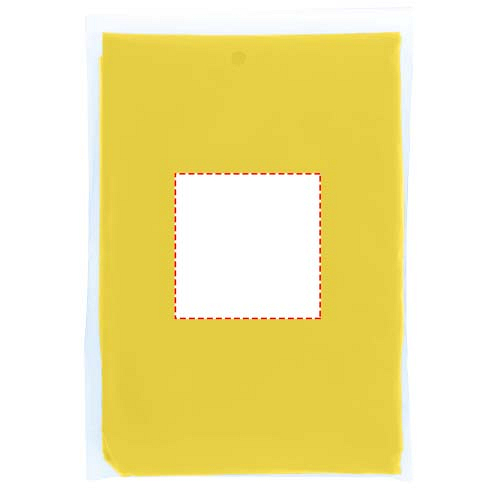 Ziva disposable rain poncho with storage pouch 4