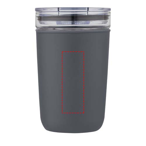 Bello 420 ml glass tumbler with recycled plastic outer wall 4