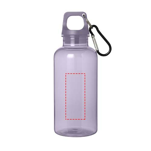 Oregon 400 ml RCS certified recycled plastic water bottle with carabiner 4