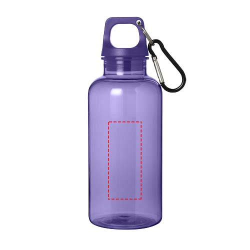Oregon 400 ml RCS certified recycled plastic water bottle with carabiner 4