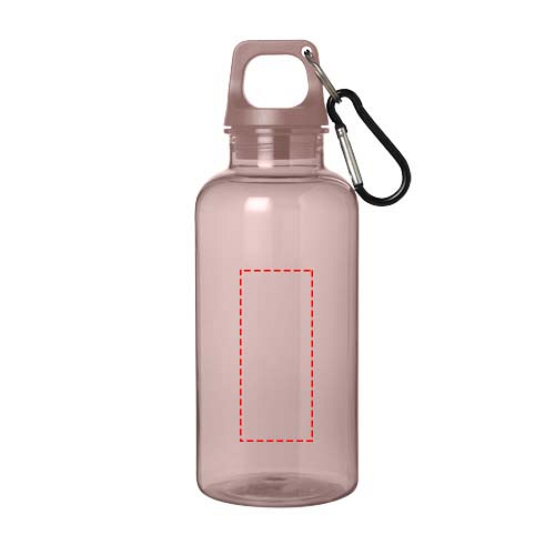 Oregon 400 ml RCS certified recycled plastic water bottle with carabiner 4
