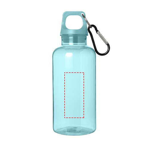Oregon 400 ml RCS certified recycled plastic water bottle with carabiner 4