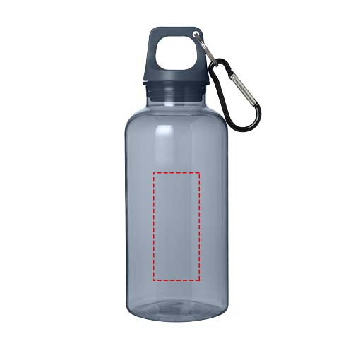 Oregon 400 ml RCS certified recycled plastic water bottle with carabiner 4