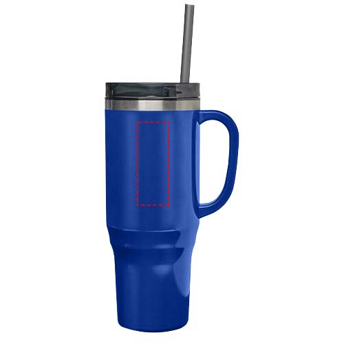Melbourne 1200 ml RCS certified insulated tumbler with straw 4
