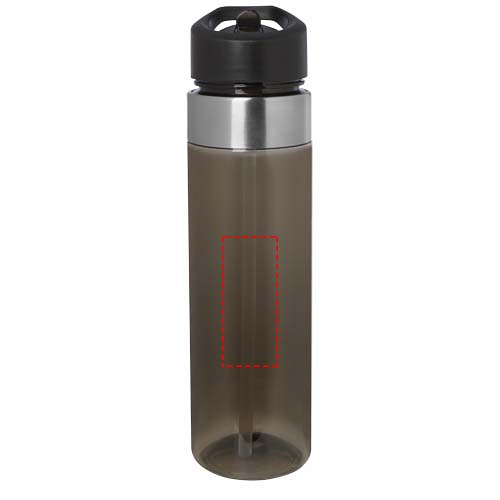 Sticla de apa Dylan 650 ml din Tritan cu capac cu pai rabatabil 4