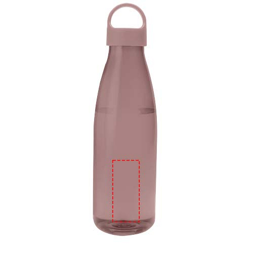 Bergen 800 ml recycled plastic water bottle 4
