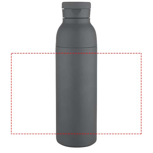 Illuminate 650 ml RCS recycled stainlesss steel double wall insulated water bottle 4