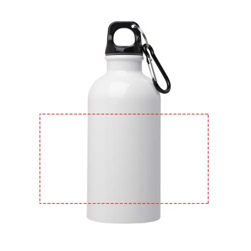 Oregon 400 ml RCS certified single wall stainless steel water bottle with carabiner 4