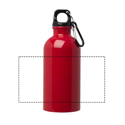 Oregon 400 ml RCS certified single wall stainless steel water bottle with carabiner 4