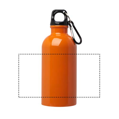 Oregon 400 ml RCS certified single wall stainless steel water bottle with carabiner 4