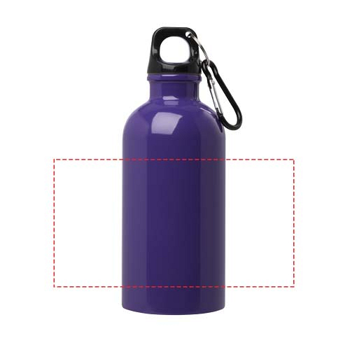 Oregon 400 ml RCS certified single wall stainless steel water bottle with carabiner 4