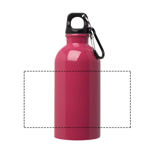 Oregon 400 ml RCS certified single wall stainless steel water bottle with carabiner 4
