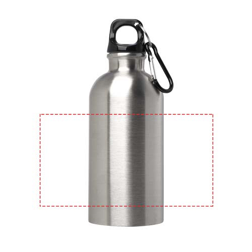 Oregon 400 ml RCS certified single wall stainless steel water bottle with carabiner 4