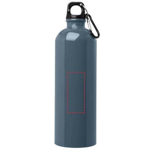 Sticla de apa Oregon de 750 ml, RCS certificata, din otel inoxidabil cu perete simplu si carabina 4