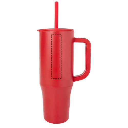 Brady 900 ml RCS certified insulated tumbler with silicone straw 4