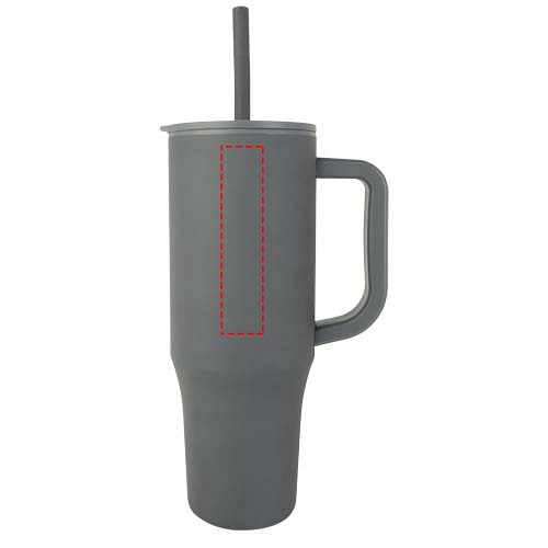 Brady 900 ml RCS certified insulated tumbler with silicone straw 4