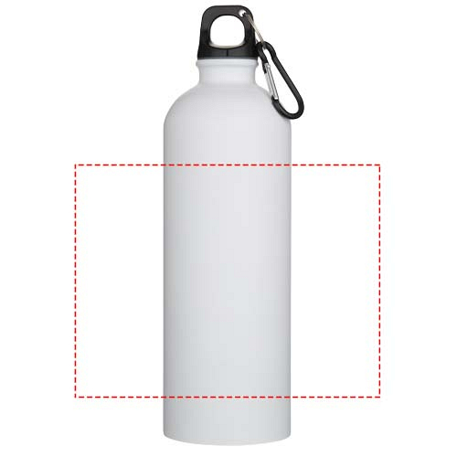 Oregon 750 ml matte RCS recycled single wall stainless steel water bottle with carabiner 4