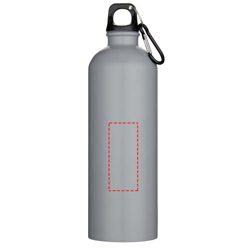 Oregon 750 ml matte RCS recycled single wall stainless steel water bottle with carabiner 4