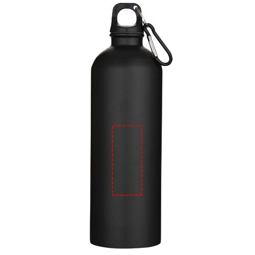 Oregon 750 ml matte RCS recycled single wall stainless steel water bottle with carabiner 4