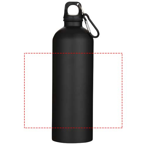 Oregon 750 ml matte RCS recycled single wall stainless steel water bottle with carabiner 4