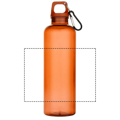 Oregon 750 ml RCS recycled plastic water bottle with carabiner 4