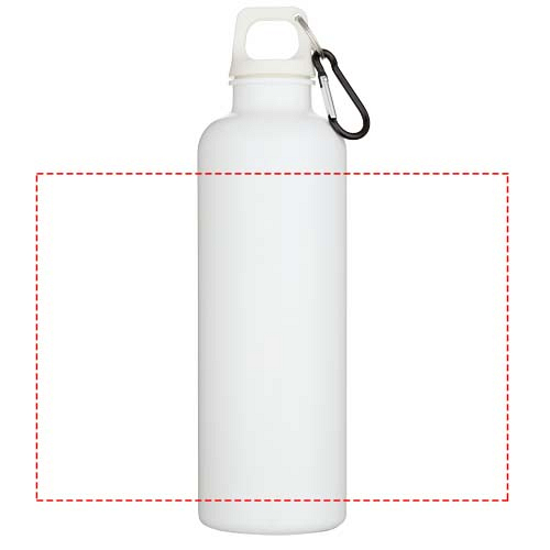 Oregon 750 ml solid colour RCS recycled plastic water bottle with carabiner 4