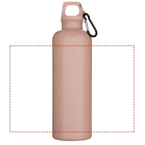 Oregon 750 ml solid colour RCS recycled plastic water bottle with carabiner 4
