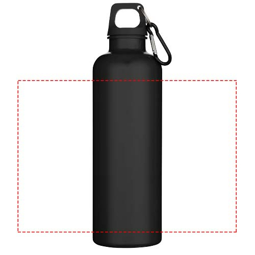 Oregon 750 ml solid colour RCS recycled plastic water bottle with carabiner 4