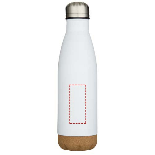 Cove 500 ml double wall vacuum insulated stainless steel water bottle with cork details 4